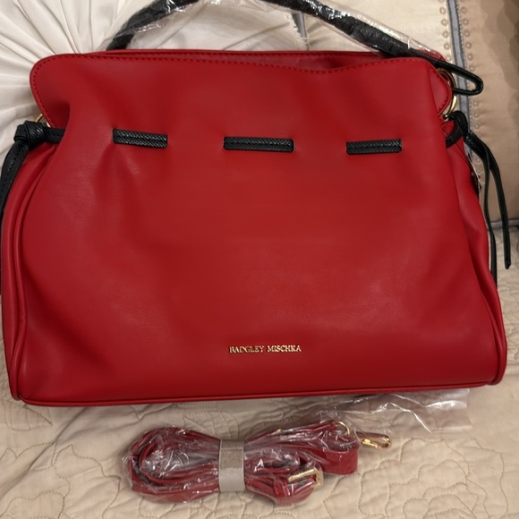 Badgley Mischka Red Women's Bag new - Picture 4 of 14